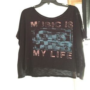 Black Crop Top, "Music Is My Life"