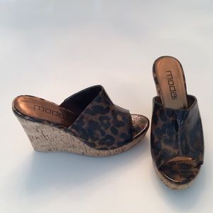 Moda Spana cork wedge sandals