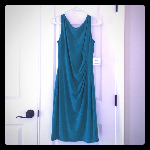 Green Anne Klein Dress- Sizes 8,10,&12- NWT - Picture 1 of 4