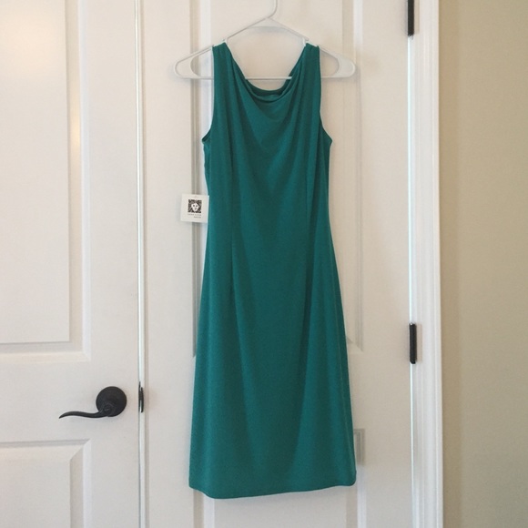 Green Anne Klein Dress- Sizes 8,10,&12- NWT - Picture 3 of 4