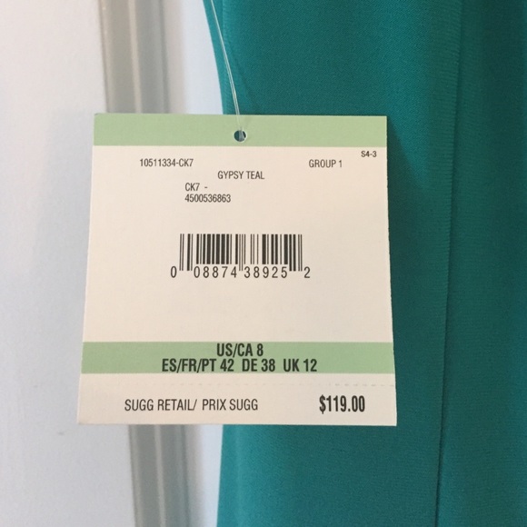 Green Anne Klein Dress- Sizes 8,10,&12- NWT - Picture 4 of 4