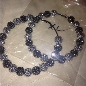 Oversize Sparkle Earrings