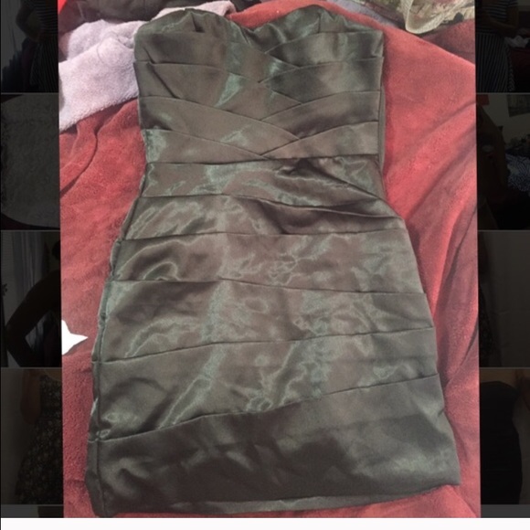 Strapless Black Dress - Picture 1 of 1