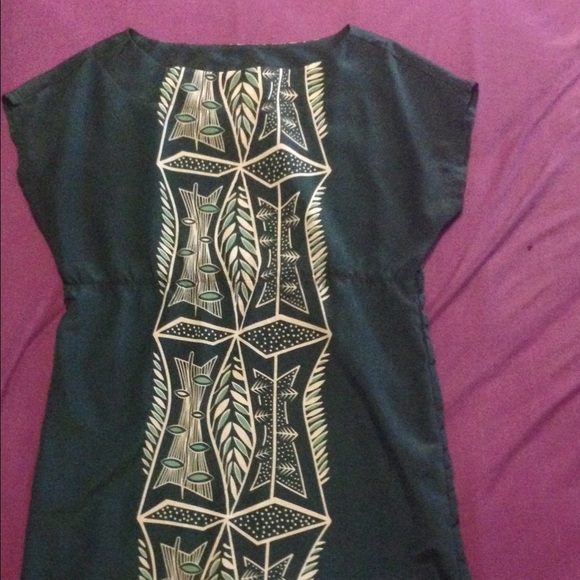Tribal print top