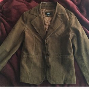 Leather jacket - brown