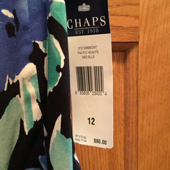 Chaps dress with tags. So flattering! - Picture 2 of 4