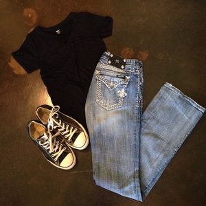 Gorgeous studded Miss Me jeans