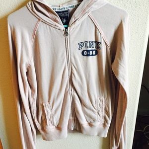 PINK zip up hoodie