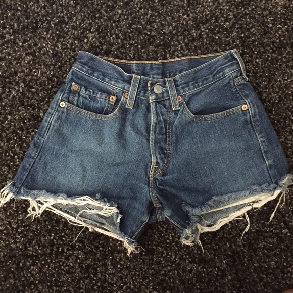 High Waisted Denim Shorts