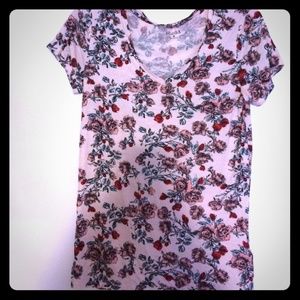 Pink and colorful top!