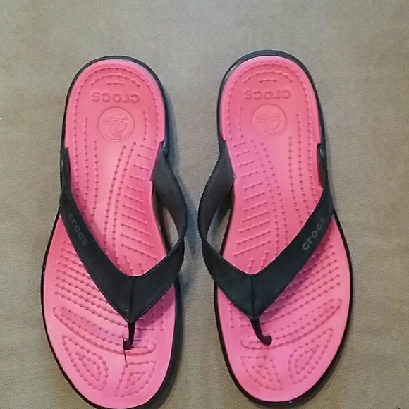 Crocs flip flops