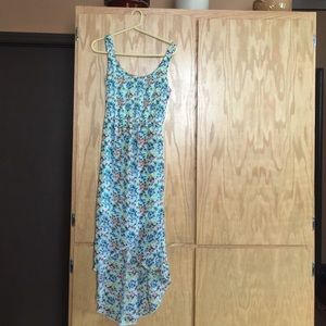 High low floral summer dress.