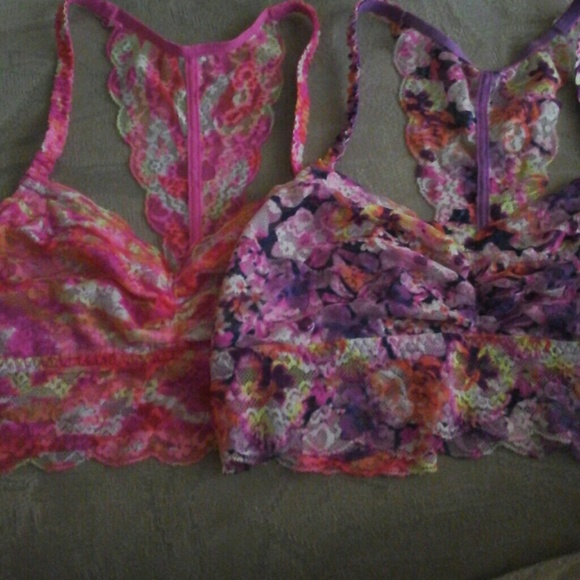 PINK! BRALETS Nwot