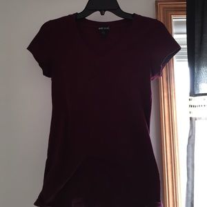 Maroon Plain Tshirt