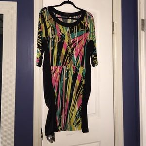 ❌RESERVED❌BCBG MAXAXRIA Abstract Print Dress