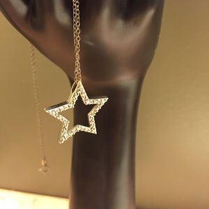 Real diamond star necklace