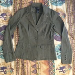 Green Army Style Coat