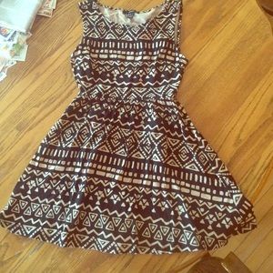 Tribal print dress forever 21