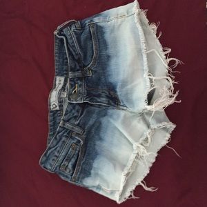 Ombré Jean shorts