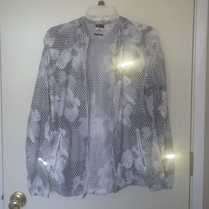 Nike Black and white windbreaker