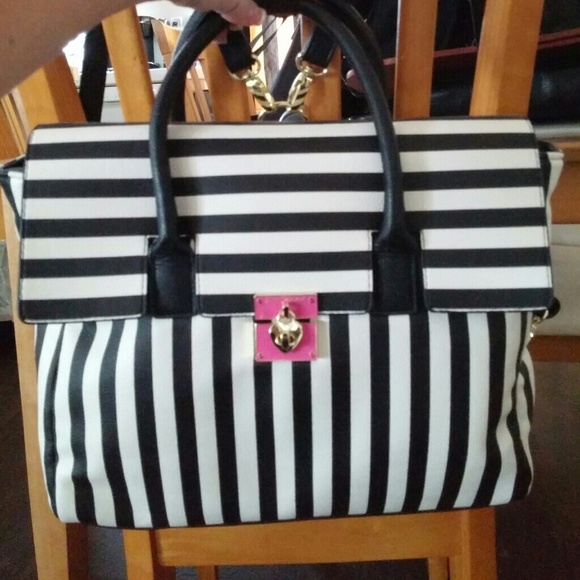 Betsy Johnson purse tote laptop book bag backpack