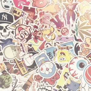 skate/surf stickers (pack of 80)