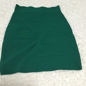 BCBG Maxazria Green Power Skirt