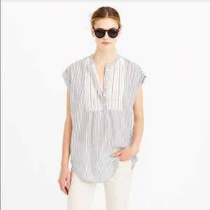 Lightweight pinstripe tunic
