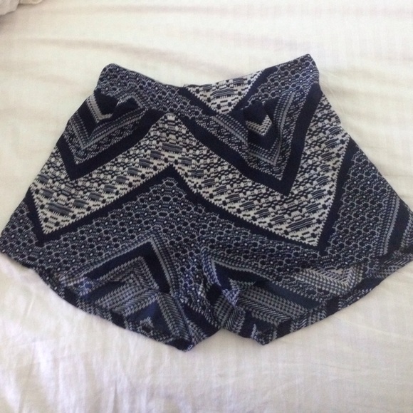 Navy Blue patterned shorts