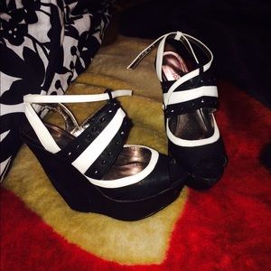 High heel wedges