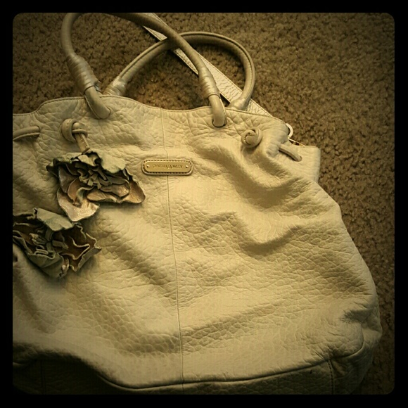 Cream color purse