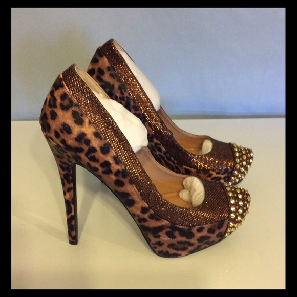 Penny Loves Kenny Shoes - Animal Print Heels