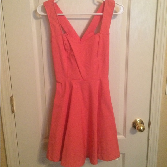 Bright pink dress