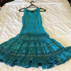 Beautiful blue mid-length dress