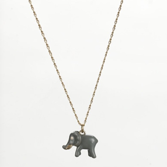 🚫SOLD🚫 J Crew Elephant Necklace 🐘 - Picture 3 of 4