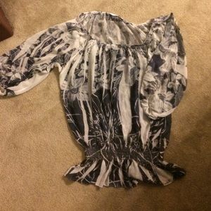 Charlotte Russe sheer shirt size medium