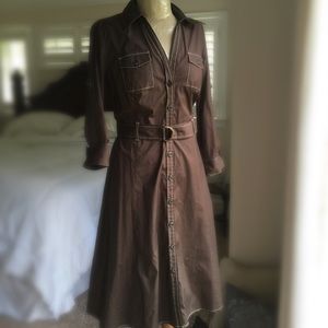 Ann Taylor Loft Dress size 6 dark Brown