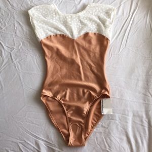 Two-Tone Sweetheart Bodysuit