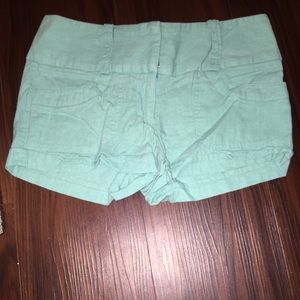 Teal shorts