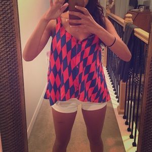 Do&be red and blue shirt