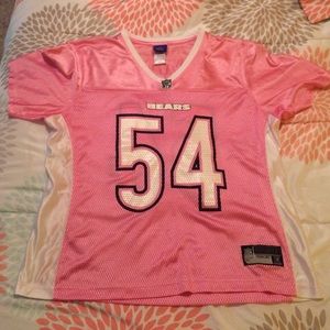 NFL Rbk Pink Urlacher jersey