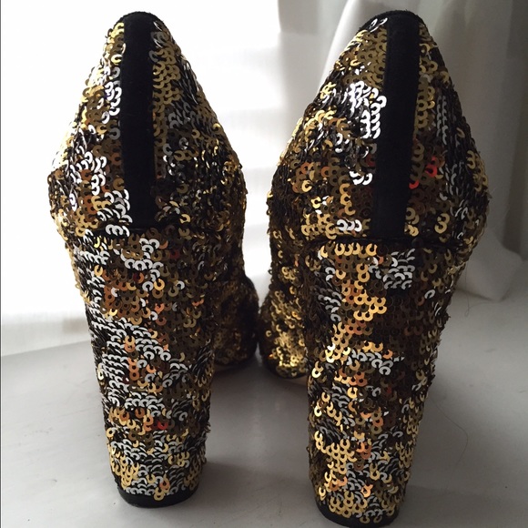 J. Crew Etta Sequin Heels - Picture 3 of 4