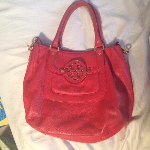 Tory burch red Amanda purse