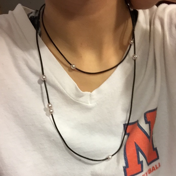 pearl wrap necklace - Picture 1 of 2