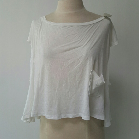 BEAUTIFUL Planet blue Drape back Boardwalk tee