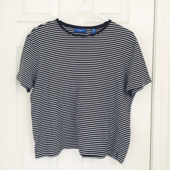 Karen Scott • Striped Top