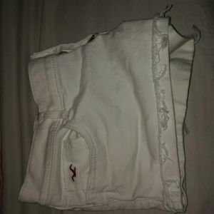 Hollister White Shorts