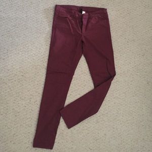 ‼️H&M DIVIDED Maroon Jeans‼️