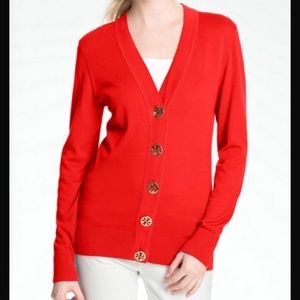 Tory Burch "Simone" wool cardigan