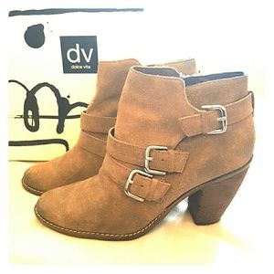 Dolce Vita 'Colten' smog suede booties